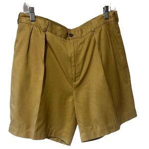 Harold’s Vintage Satin Silk Blend Caramel Camel Brown Tan Cognac Shorts